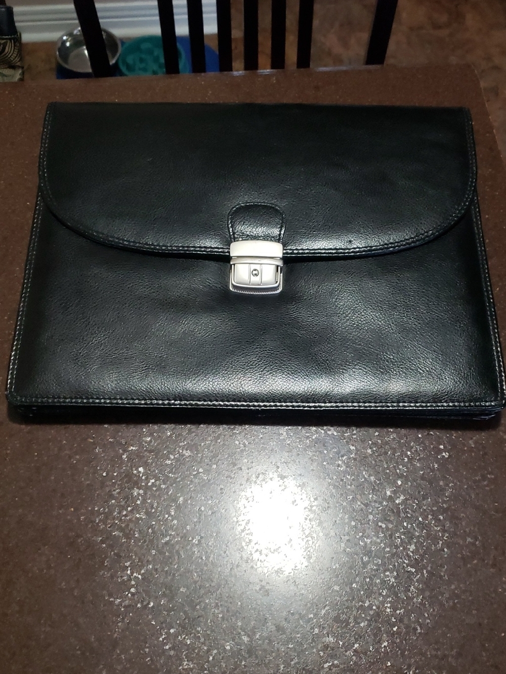 Mancini portfolio/laptop bag case.  Black